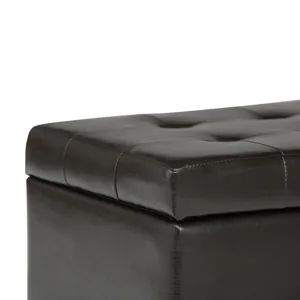 Cosmopolitan - Storage Ottoman - Tanners Brown