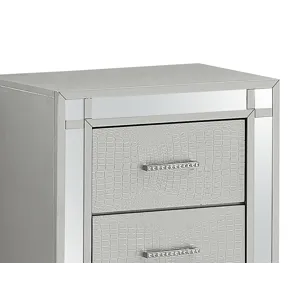 Madison - Nightstand - Silver Champagne