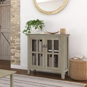 Artisan - Low Storage Cabinet - Distressed Grey