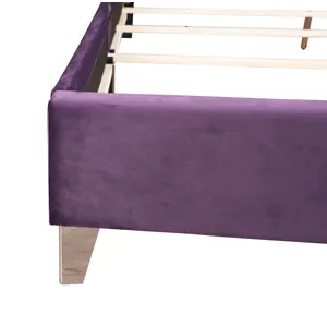 Julie - G1921-QB-UP Queen Upholstered Bed - Purple