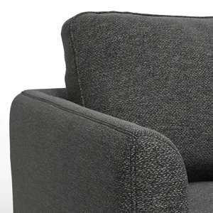 Livingston - 76\" Sofa - Charcoal Grey