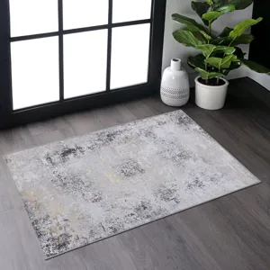 2\' x 3\' Machine Washable Area Rugs, Low-Pile, Non-Slip, Non-Shedding, Foldable, Kid & Pet Friendly