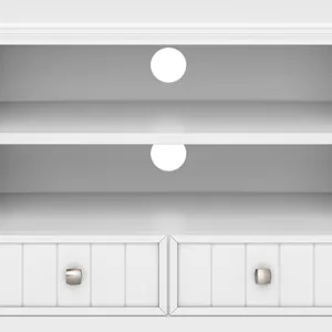 Acadian - 60" TV Media Stand - White