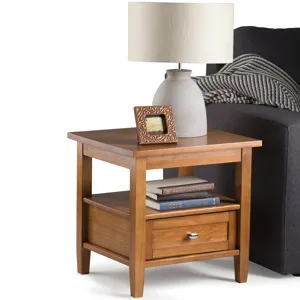 Warm Shaker - End Table - Light Golden Brown
