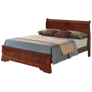Louis Phillipe - G3100D-KSB2 King Storage Bed - Cherry