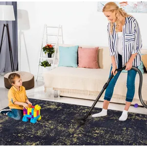 2\'6\'\' X 10\' Area Rugs, Washable Rug, Low-Pile, Non-Slip, Non-Shedding, Foldable, Kid & Pet Frien