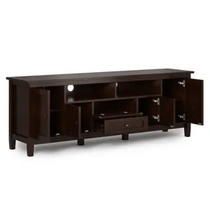 Warm Shaker - 72\" TV Media Stand - Russet Brown