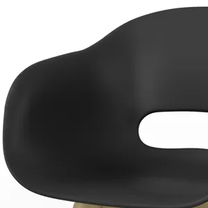 Kona - Outdoor Dining Chair in Plastic (Set of 2) - Black