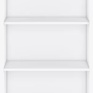 Amherst - 5 Shelf Bookcase - White