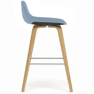 Randolph - Bentwood Counter Height Stool (Set of 2) - Denim Blue