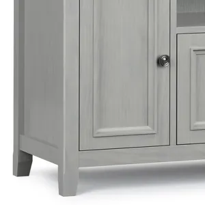 Amherst - 72\" Wide TV Media Stand - Fog Grey