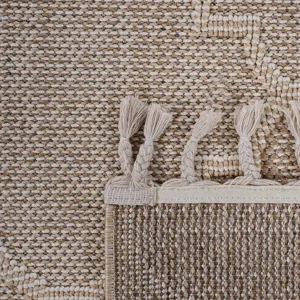 Guros - 8\' x 10\' Trellis Indoor / Outdoor Area Rug - Cream