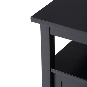 Warm Shaker - End Table - Black