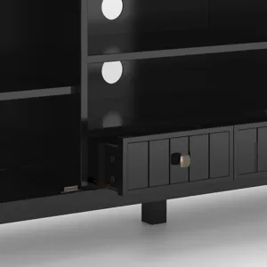 Acadian - 60\" TV Media Stand - Black