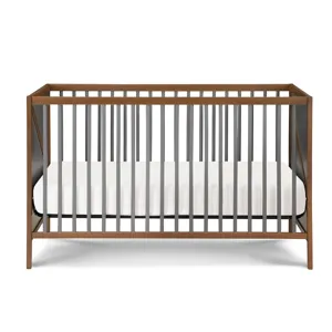 Pixie Zen - 3-in-1 Crib - Walnut/Charcoal