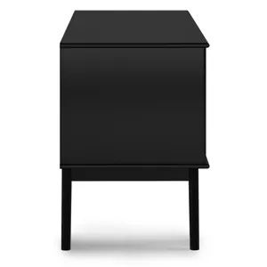 Draper - Mid Century Low TV Media Stand - Black