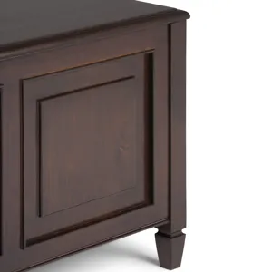 Connaught - Storage Bench Trunk - Dark Chestnut Brown