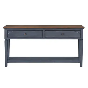 Americana - Sofa Table - Corduroy Blue