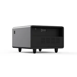 Modern Smart Side Table With Built-In Fridge, Wireless Charging, Temperature Control, Power Socket, 