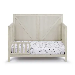 Barnside - 4-in-1 Convertible Crib - Washed Gray