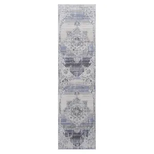 2\' x 8\' Medallion Non-Shedding Living Room Bedroom Dining Home Office Stylish And Stain Resistant 