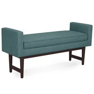 Scott - Ottoman Bench - Smoky Teal