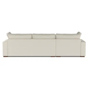 Charlie - Deep Seater Left Sectional Sofa - Cream