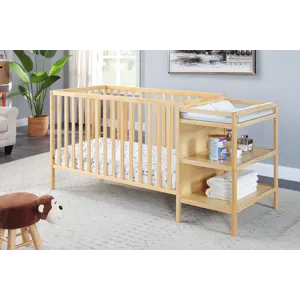 Palmer - 3-in-1 Convertible Crib / Changer Combo - Natural