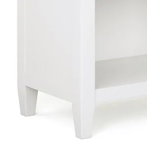 Carlton - Bedside Table - White