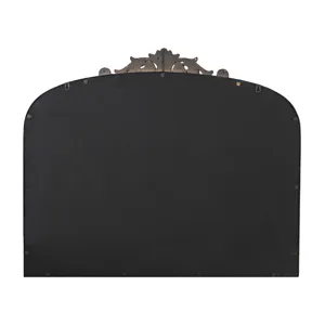 Classic Design Arch Mirror And Baroque Inspired Frame For Living Room Bathrrom Enterway Console - Go