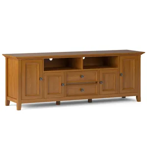 Amherst - 72" Wide TV Media Stand - Light Golden Brown