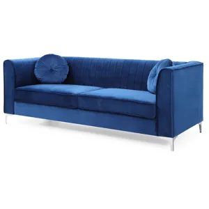 Delray - G791A-S Sofa (2 Boxes) - Navy Blue