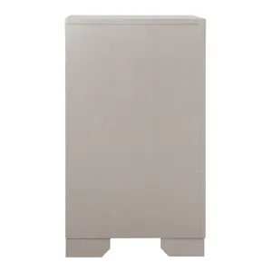 Alana - Nightstand - Silver Champagne
