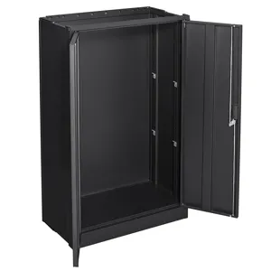 Metal Storage Cabinet With Locking Doors And Adjustable Shelf, Folding Filing Storage Cabinet, Foldi