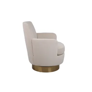 Velvet Swivel Barrel Chair, Swivel Accent Chairs Armchair For Living Room, Reading Chairs For Bedroo