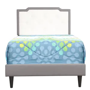 Deb - G1121-Tb-Up Twin Bed - Light Gray And White
