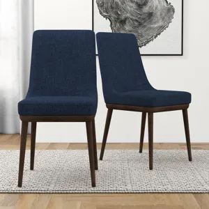 Kate - Mid-Century Modern Dining Chair (Set of 2) - Blue