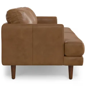Livingston - 90\" Sofa - Caramel Brown