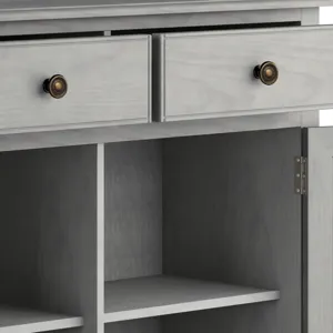 Connaught - Entryway Storage Cabinet - Fog Grey