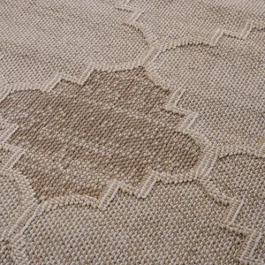 Guros - 8\' x 10\' Trellis Indoor / Outdoor Area Rug - Cream