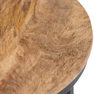 Jenna - Round Side Table - Natural