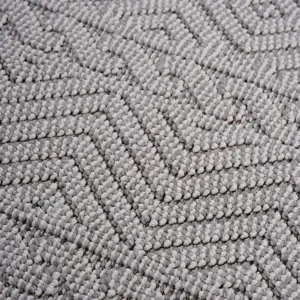 Guros - 4\' x 6\' Geometric Indoor / Outdoor Area Rug - White