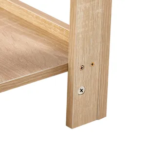 15.75\" Rattan End Table With Drawer, Modern Nightstand, Side Table For Living Room, Bedroom - Natur