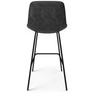Jolie - Bar Stool (Set of 2) - Distressed Charcoal Grey