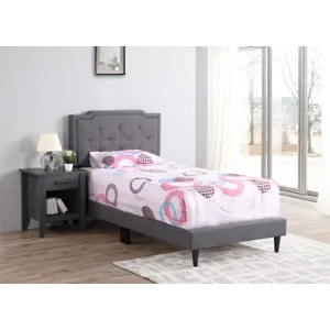 Deb - G1104-TB-UP Twin Bed (All in One Box) - Gray