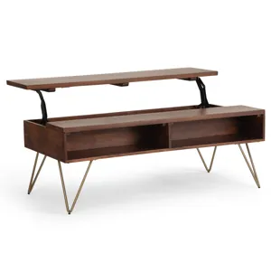 Hunter - Lift Top Coffee Table - Umber Brown
