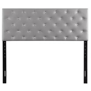 Super Nova - G0134-QHB Queen Bed Headboard - Light Gray