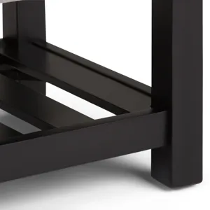 Cosmopolitan - Storage Ottoman Bench with Open Bottom - Cloud Grey