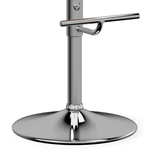 Amery - Adjustable Swivel Bar Stool - Charcoal Grey
