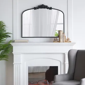 Classic Design Large Arch Mirror And Baroque Inspired Frame For Living Room Bathrrom Enterway Consol